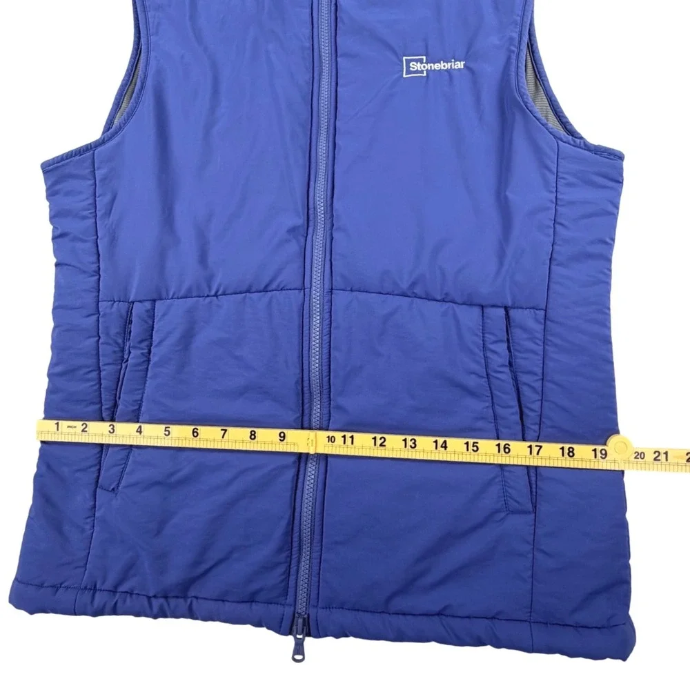 Johnnie-O Top Shelf Huck‎ Vest Men MEDIUM Lake Blue Stretch Full Zip Pockets